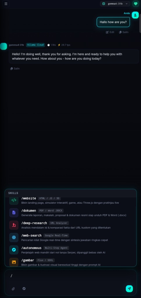 Mobile Slash Command Palette & Neural Skills Popover