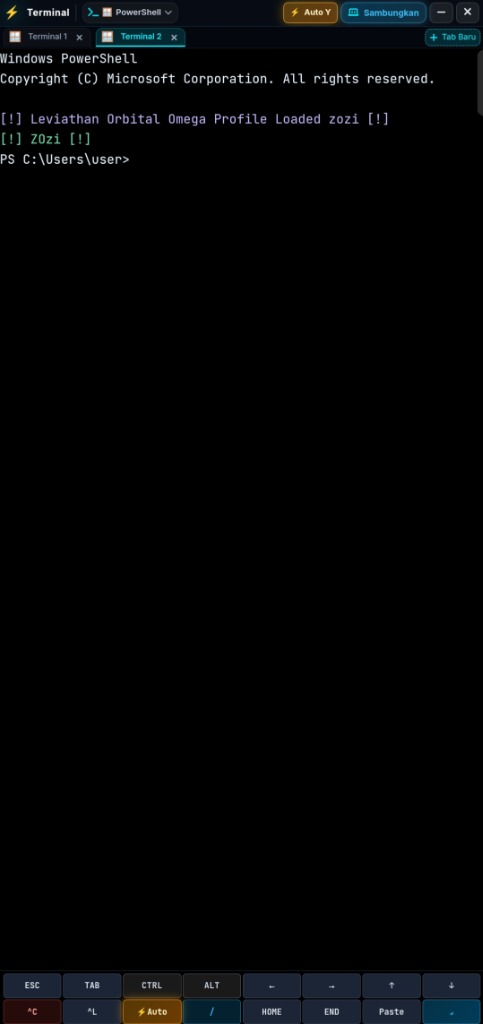 Mobile Native Windows ConPTY Terminal & Touch Keybar