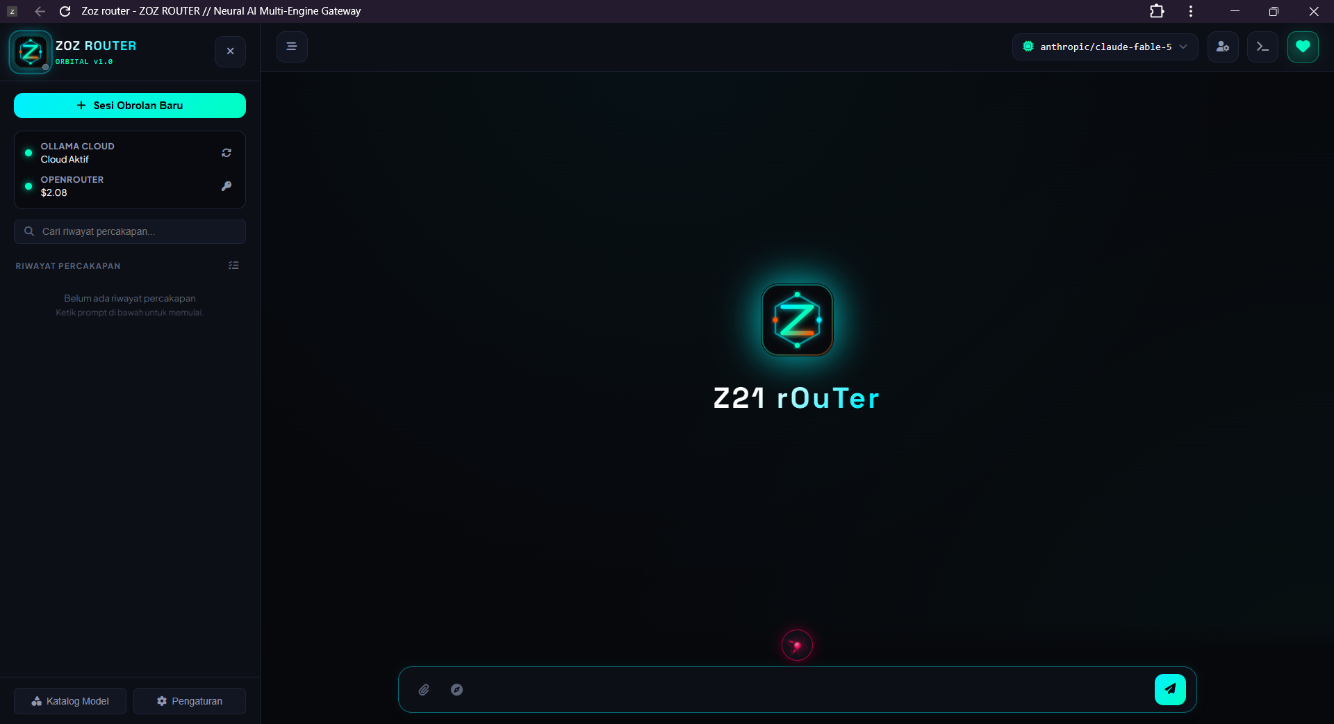 ZOZ Router Cockpit & Gateway Interface